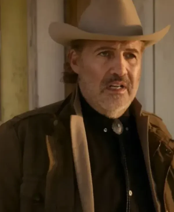 Day of Reckoning Billy Zane Brown Cotton Jacket
