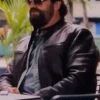Den of Thieves 2 Pantera Gerard Butler Black Leather Jacket