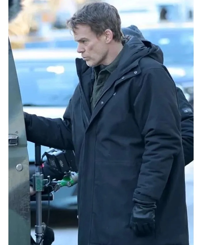 Tv Series Dexter Resurrection Michael C. Hall Black Hooded Jacket
