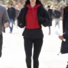 Dexter Resurrection Krysten Ritter Black Cropped Jacket For Sale