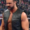Drew Mcintyre Black Leather Vest