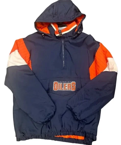 Edmonton Oilers Pullover Hooded Jacket