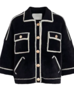 Elsbeth Laird Black Cropped Jacket For Sale