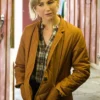 FBI Most Wanted Jen Landon Quilted Brown Jacket