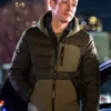 FBI S06 Special Agent Stuart Scola Green Puffer Jacket For Men