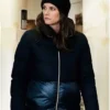 FBI S07 Missy Peregrym Black Hooded Puffer Jacket