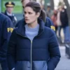 FBI S07 Missy Peregrym Black Puffer Hooded Jacket