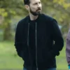 Fear S01 Martin Compston Black Zip-Up Jacket