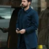 Fear S01 Martin Compston Blue Cotton Coat