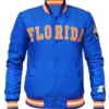 Florida Gators Blue Satin Varsity Jacket