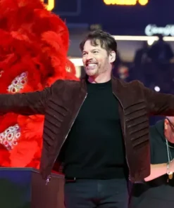 Harry Connick Jr. Super Bowl LIX 2025 Brown Jacket