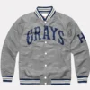 Homestead Grays Negro Leagues Grey Satin Varsity Jacket