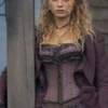 Horizon An American Saga Abbey Lee Purple Coat