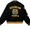 Ice Cream Team Wool Black Varsity Jacket