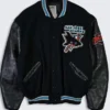 Jack Thiel San Jose Sharks Black Vintage Varsity Jacket