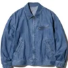 Jacob Hill Abbott Elementary S04 Blue Denim Jacket For Sale