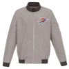 Jan Marks Oklahoma City Thunder Grey Zip Jacket