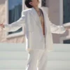 Jungkook The Groovy Pop Anthem 3D White Suit For Sale