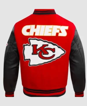 KC Chiefs Retro Classic Red And Varsity Jacket