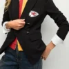 Kansas City Chiefs Black Buttoned Blazer