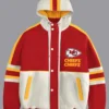 Kansas City Chiefs Hooded Buttoned Jacket