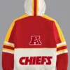 Kansas City Chiefs Hooded Buttoned Jacket For Sale