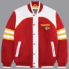 Kansas City Chiefs Leather Letterman Varsity Jacket