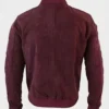 Karl Black Mirror Suede Maroon Jacket