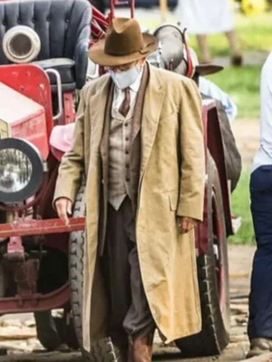 Killers of the Flower Moon Robert De Niro Brown Trench Coat