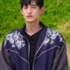 Kim Tae-Hwan Singles Inferno S04 Embroidered Floral Jacket