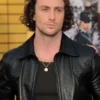 Kraven the Hunter 2024 Aaron Taylor-Johnson Black Leather Jacket