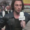 Kraven the Hunter 2024 Aaron Taylor-Johnson Black Leather Jacket For Men