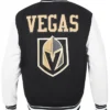 Lawson Vegas Golden Knights Wool Varsity Jacket Back