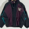 Lehner Anaheim Ducks Black Vintage Hooded Jacket