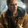 Locked 2025 Bill Skarsgard Brown Jacket