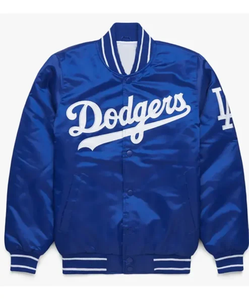 Los Angeles Dodgers Blue Full Snap Varsity Jacket