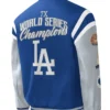 Los Angeles Dodgers Championship Blue Varsity Jacket Back