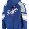 Los Angeles Dodgers Hooded Pullover Jacket Back