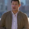 Love Is Blind S08 Nick Lachey Brown Vintage Bomber Jacket