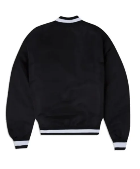 MLB Team Padres Black Varsity Jacket Back