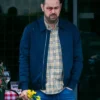 Marching Powder 2025 Danny Dyer Blue Zipper Jacket