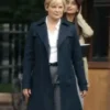Martha Plimpton TV Series Prime Target 2025 Jane Torres Black Cotton Coat