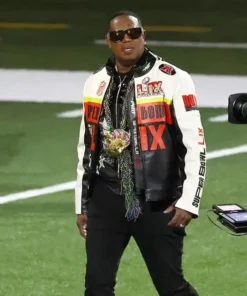 Master P Super Bowl LIX Leather Zip Up Jacket