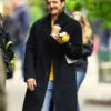 Materialists 2025 Pedro Pascal Wool Black Coat