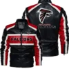 Men's Atlanta Falcons Biker Leather Jacket