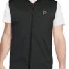 Men’s Atlanta Falcons Black Full-Zip Vest