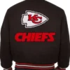 Men’s Black Kansas City Chiefs Embroidered Jacket For Sale