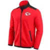 Men’s Red Kansas City Chiefs Fleece Full-Zip-Up Jacket