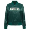 Minnesota Wild Classic Varsity Satin Jacket