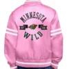 Minnesota Wild Pink Full-Snap Pink Varsity Jacket For Sale